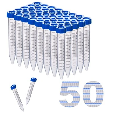 15 ml cijevi za centrifugu - brtva sa zatvaračem - paket u stalku