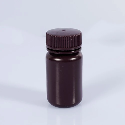 PP Brown Wide-Mouth Bottles-Brown Color