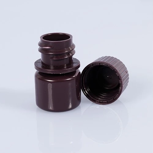 PP Brown Wide-Mouth Bottles-Brown Color